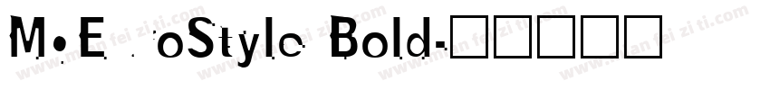 MgEuroStyle Bold字体转换